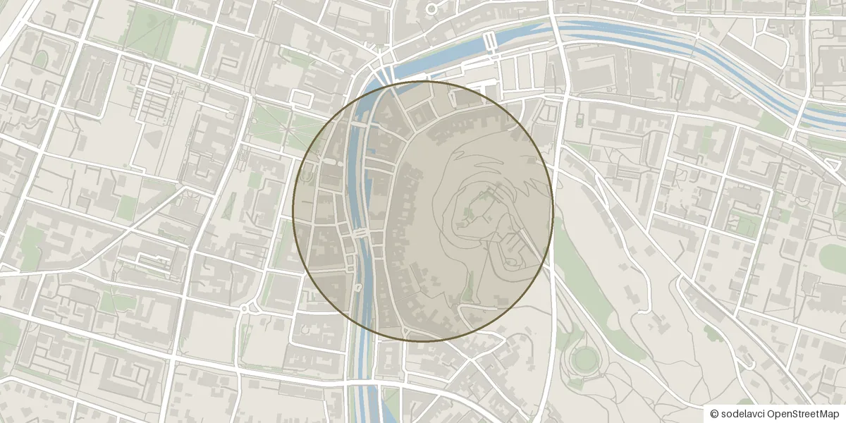 Zemljevid približne lokacije v kraju Ljubljana