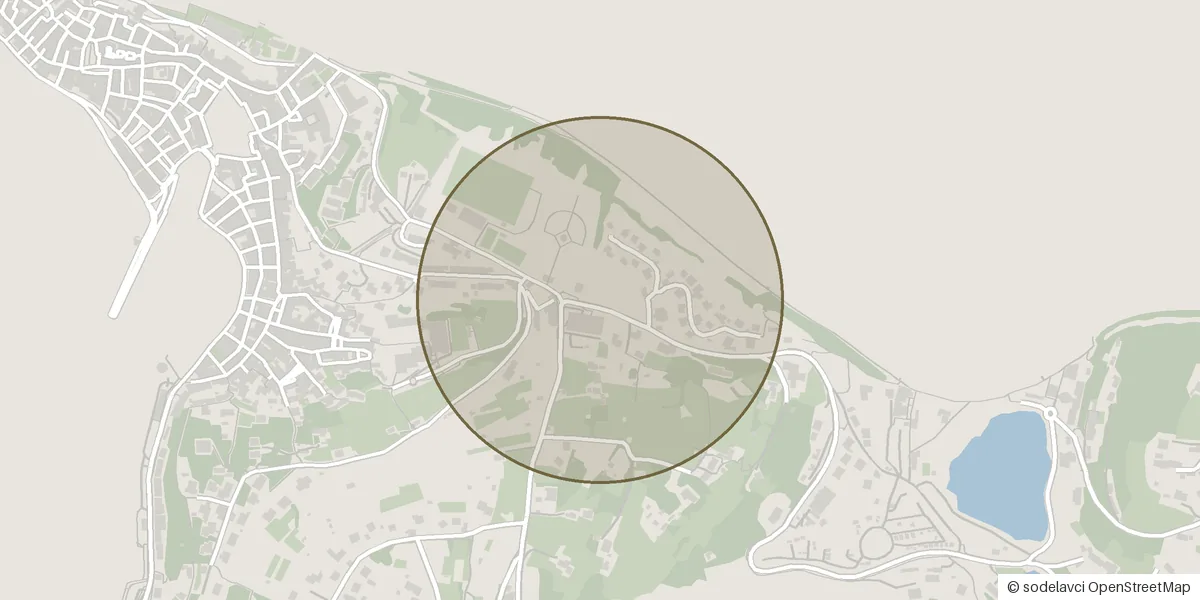 Zemljevid približne lokacije v kraju Piran